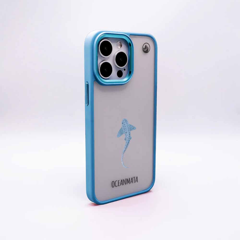 Samsung S24 Hülle - Leopardenhai blau - "BlueLeopard" - nachhaltig