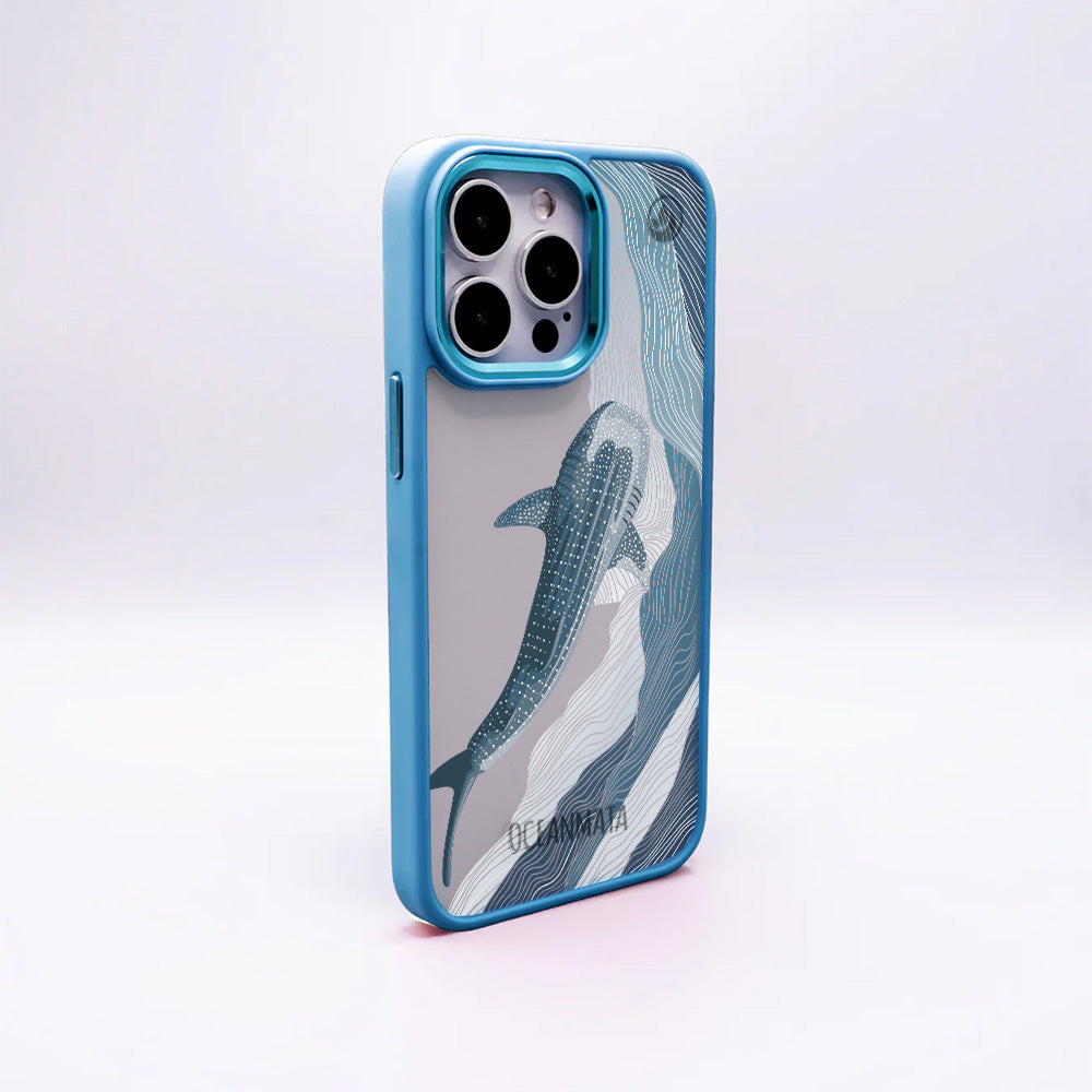 iPhone 17 pro Hülle - Walhai blau - "DeepWater" - nachhaltig