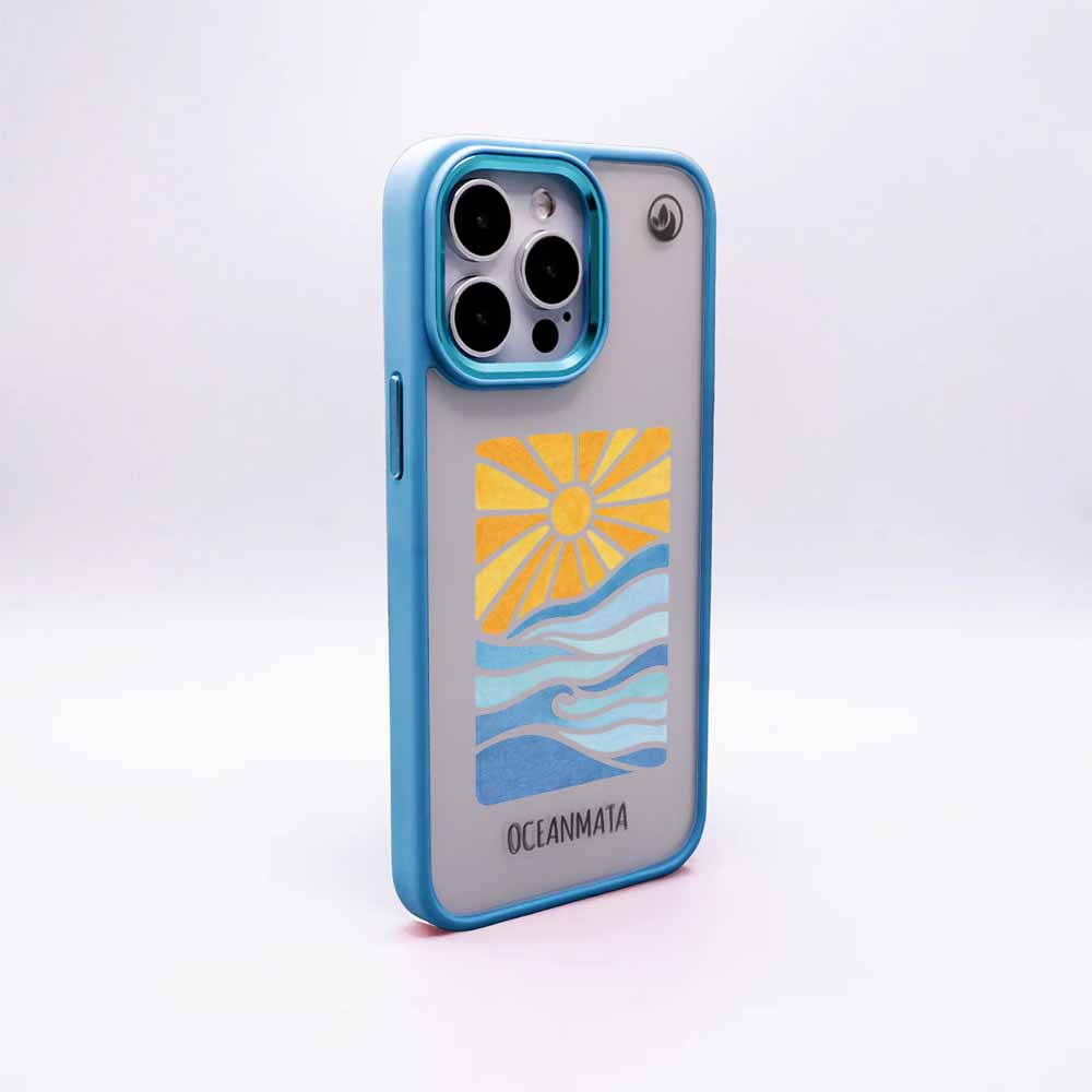 Samsung S25 Hülle - Meer blau - "Sun&Sea" - nachhaltig