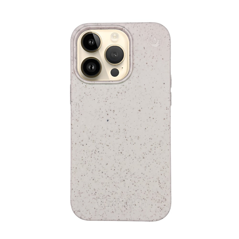 iPhone 14 pro case - white - sustainable