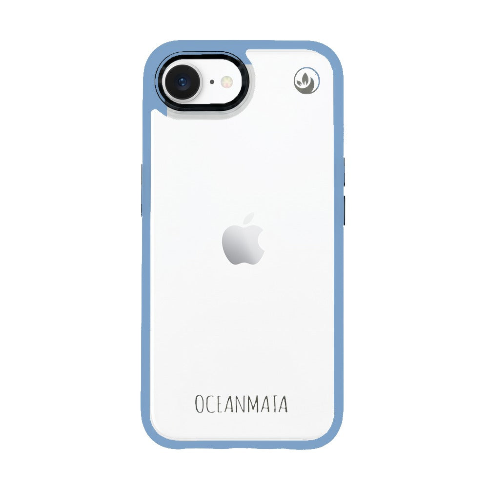 iPhone 16e/17e Case - transparent ocean blue - sustainable