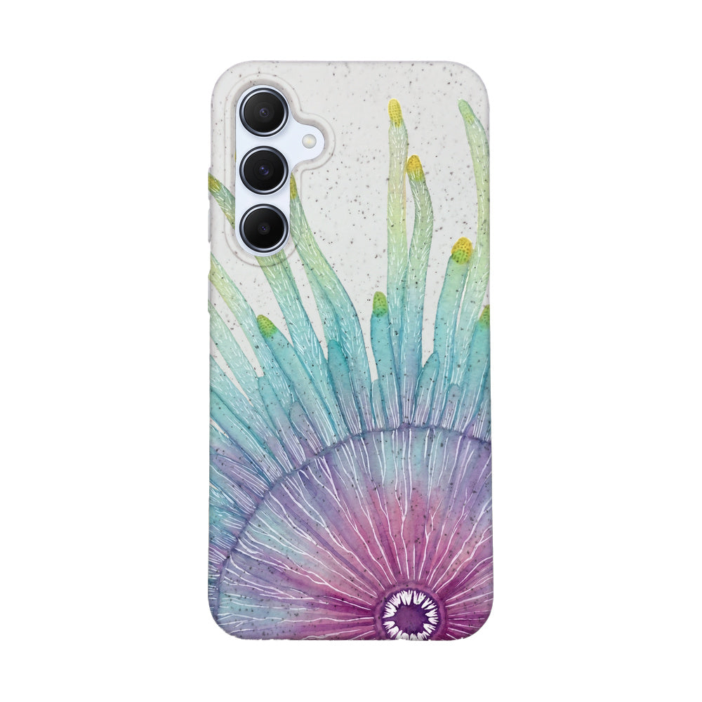 Samsung A55 Case - white - "jellybutton" - sustainable