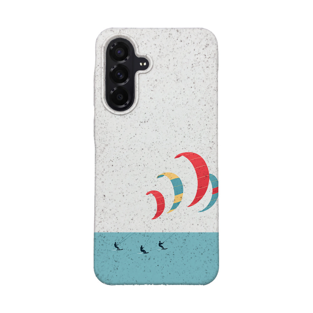 Samsung A56 Case - Kite White - "Kitesurf" - sustainable