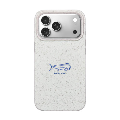 iPhone 17 Pro Max Case - Fish White - "MahiMahi" - Sustainable