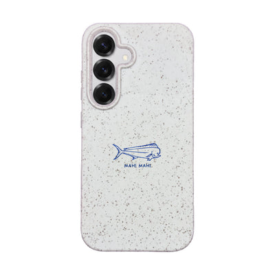 Samsung S25 Case - Fish white - "MahiMahi" - sustainable