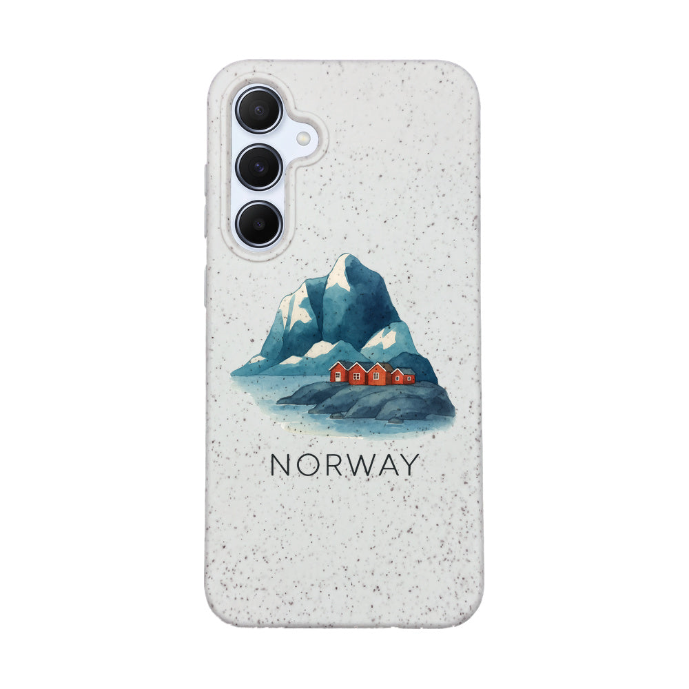Samsung A55 Case - Norway White - "Norway" - sustainable