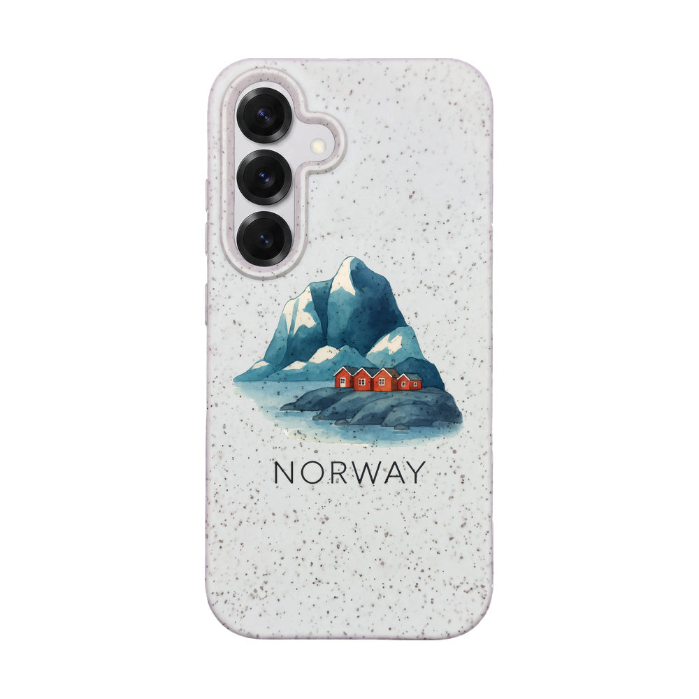 Biologisch abbaubare Handyhülle Samsung S25 Norway — kompostierbar — Vorderseite