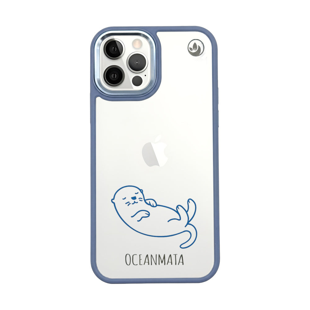 iPhone 12 pro / iPhone 12 case - Otter blue - sustainable