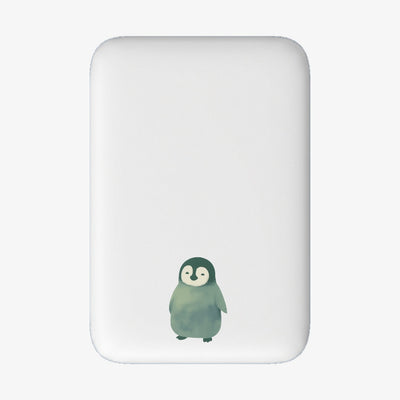 Powerbank MagSafe - "HappyPinguin" - nachhaltig
