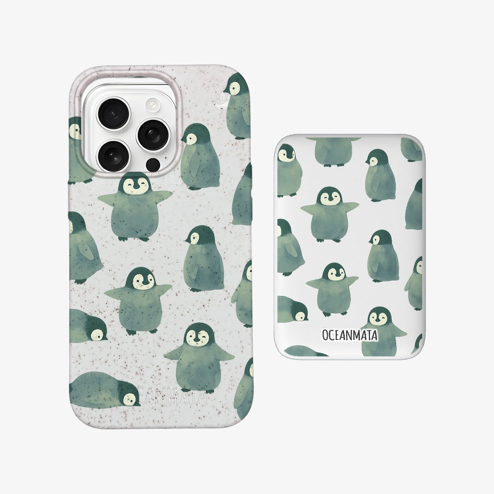 MagSafe Power Bank - "pinguinandfriends" - sustainable