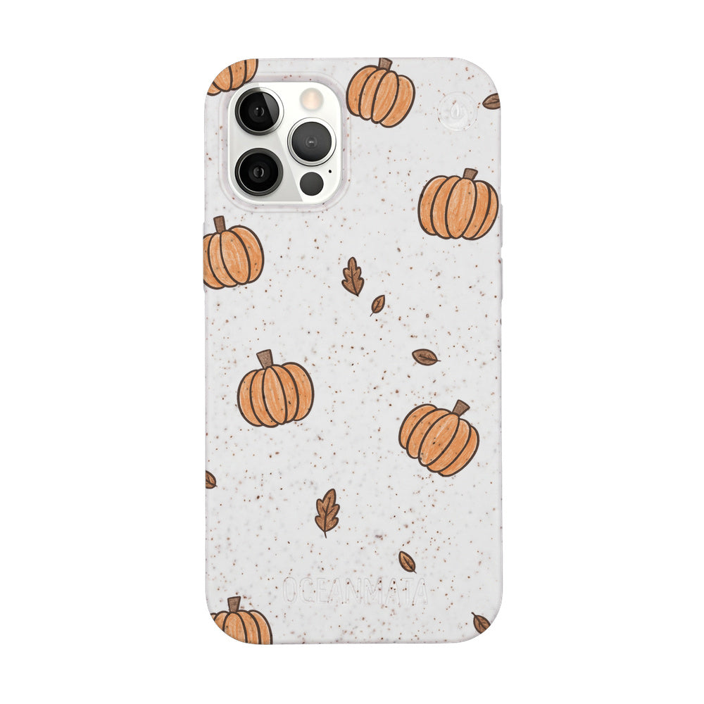 Biologisch abbaubare Handyhülle iPhone 12 pro / iPhone 12 Pumpkin — kompostierbar — Vorderseite