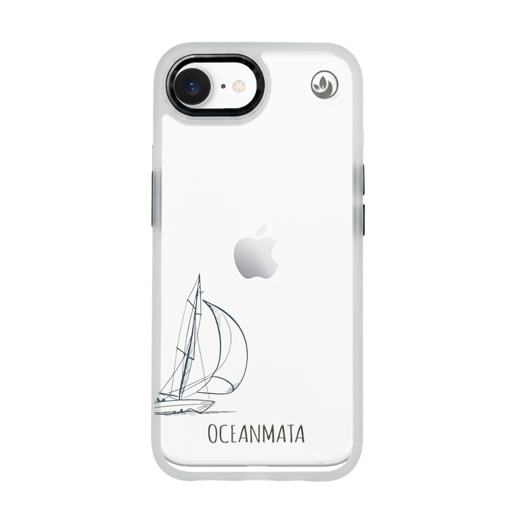 iPhone 16e/17e Hülle - Lineart Wal - "Raumschot" - nachhaltig