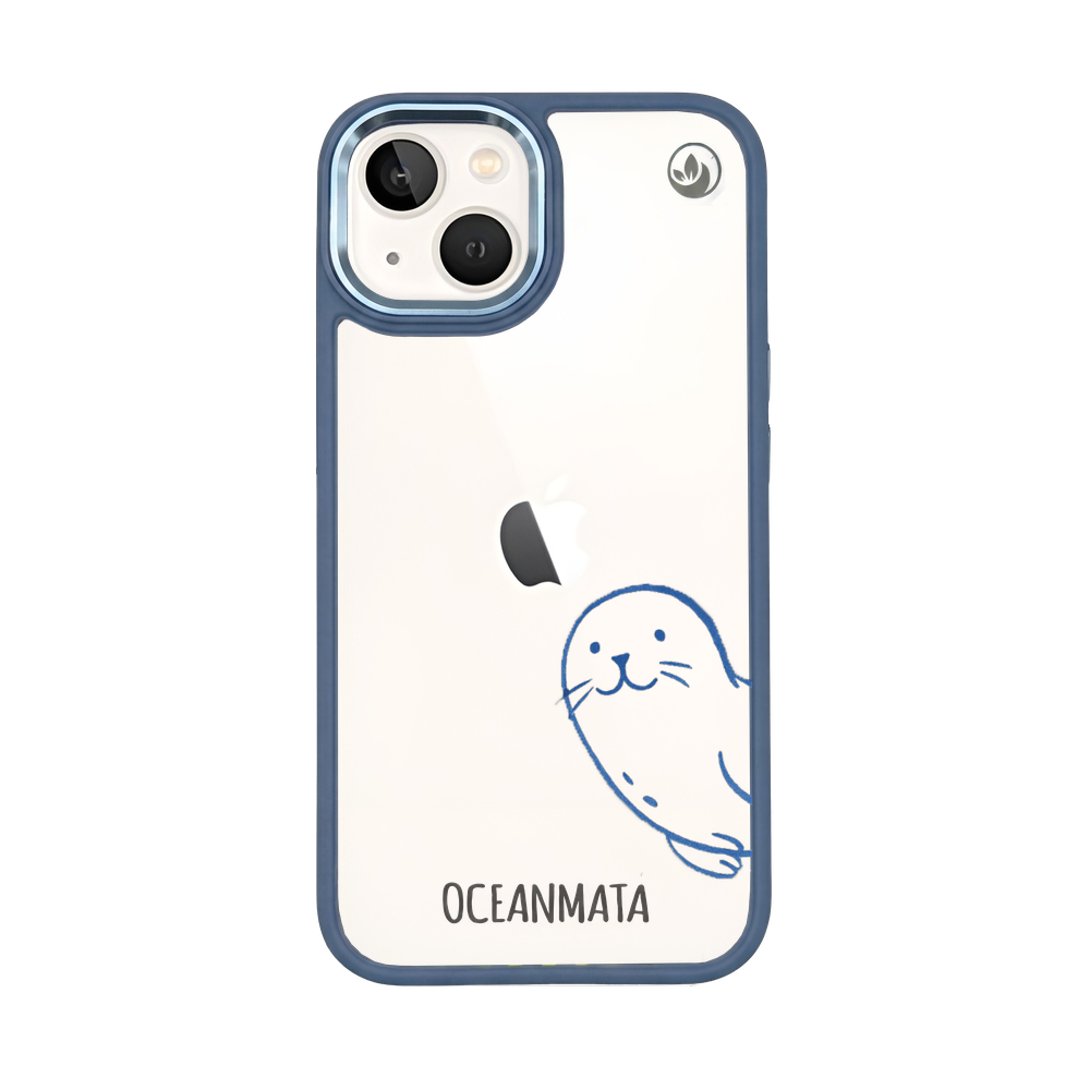 iPhone 13 case - seal blue - "Robby" - sustainable