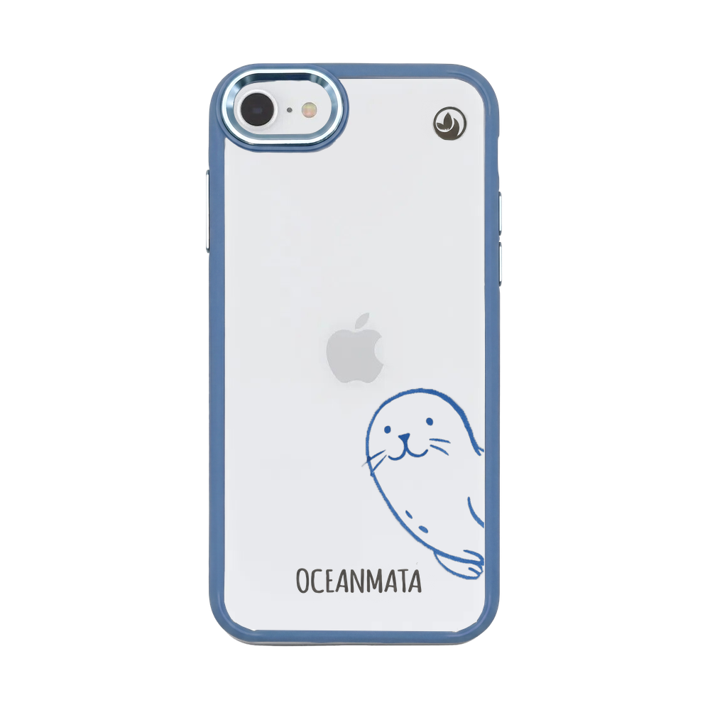 iPhone SE/7/8 case - seal blue - "Robby" - sustainable