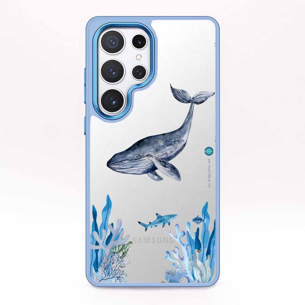 Samsung S25 Hülle - Meer blau - "Ocean" - nachhaltig