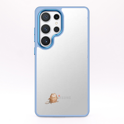 Samsung S24 Ultra Case - Beaver Blue - "BeaverBliss" - sustainable