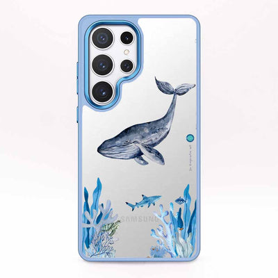 Samsung S24 Ultra Case - Sea blue - "Ocean" - sustainable