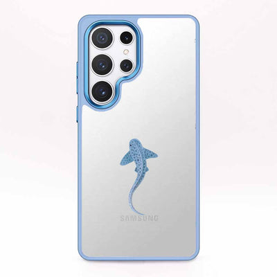 Samsung S25+ Case - Leopard Shark Blue - "BlueLeopard" - sustainable