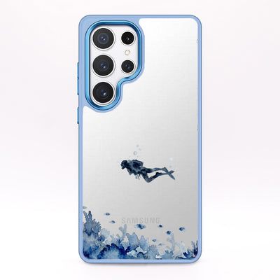 Samsung S24 Ultra Case - Diver Blue - "DeepDive" - Sustainable