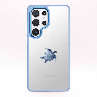 Samsung S24 Ultra Case - Turtle blue - "Shellie" - sustainable