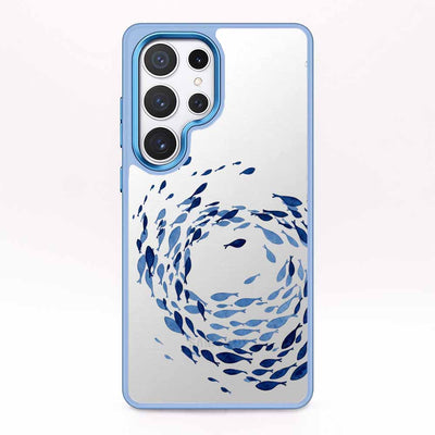 Samsung S24 Ultra Case - Swarm blue - "Swarmin" - sustainable