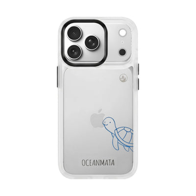iPhone 17 Pro Max Case - Blue Turtle - "Shelly" - Sustainable