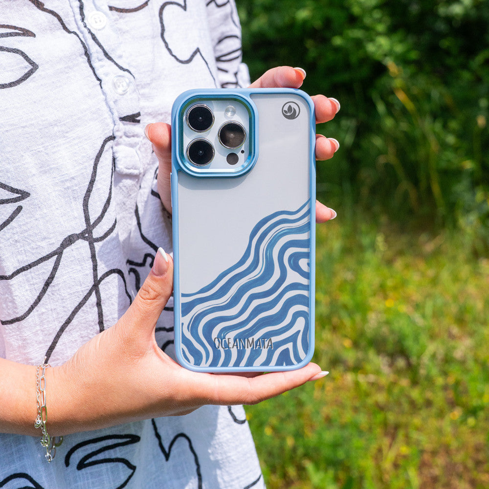 iPhone 14 pro case - wave abstract - "Summerwave" - sustainable