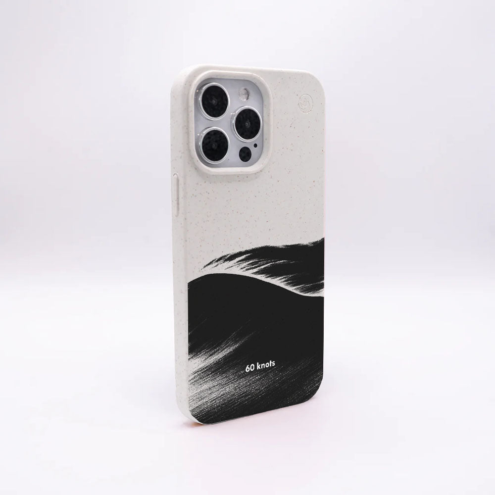 iPhone 16 Hülle - Düne weiß - "60knots" - nachhaltig