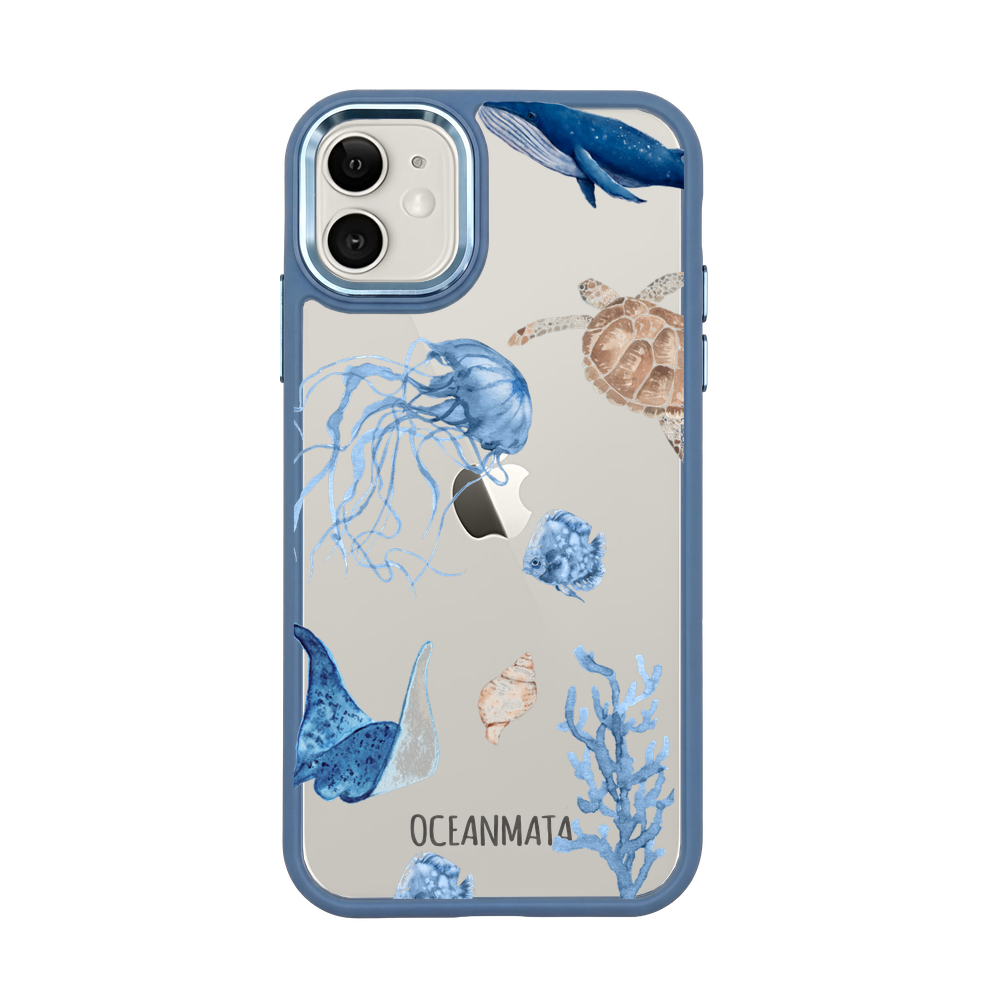 iPhone 11 Case - white turtle - "Turtle & Friends" - sustainable