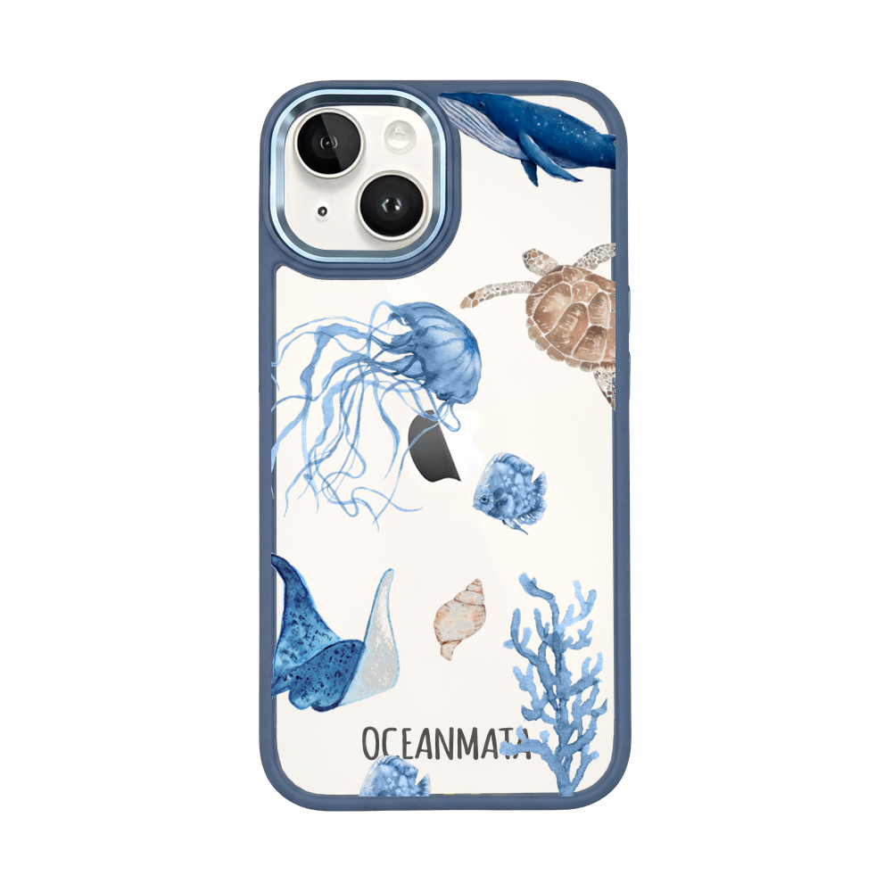 iPhone 14 case - white turtle - "Turtle & Friends" - sustainable