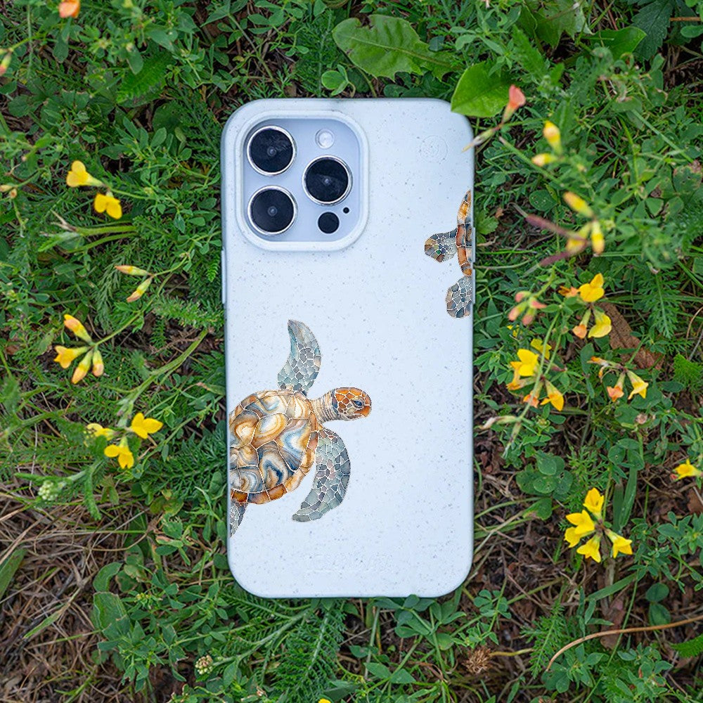 Biologisch abbaubare Handyhülle Google Pixel 9 / 9 Pro Turtlegaze — kompostierbar — Bonus