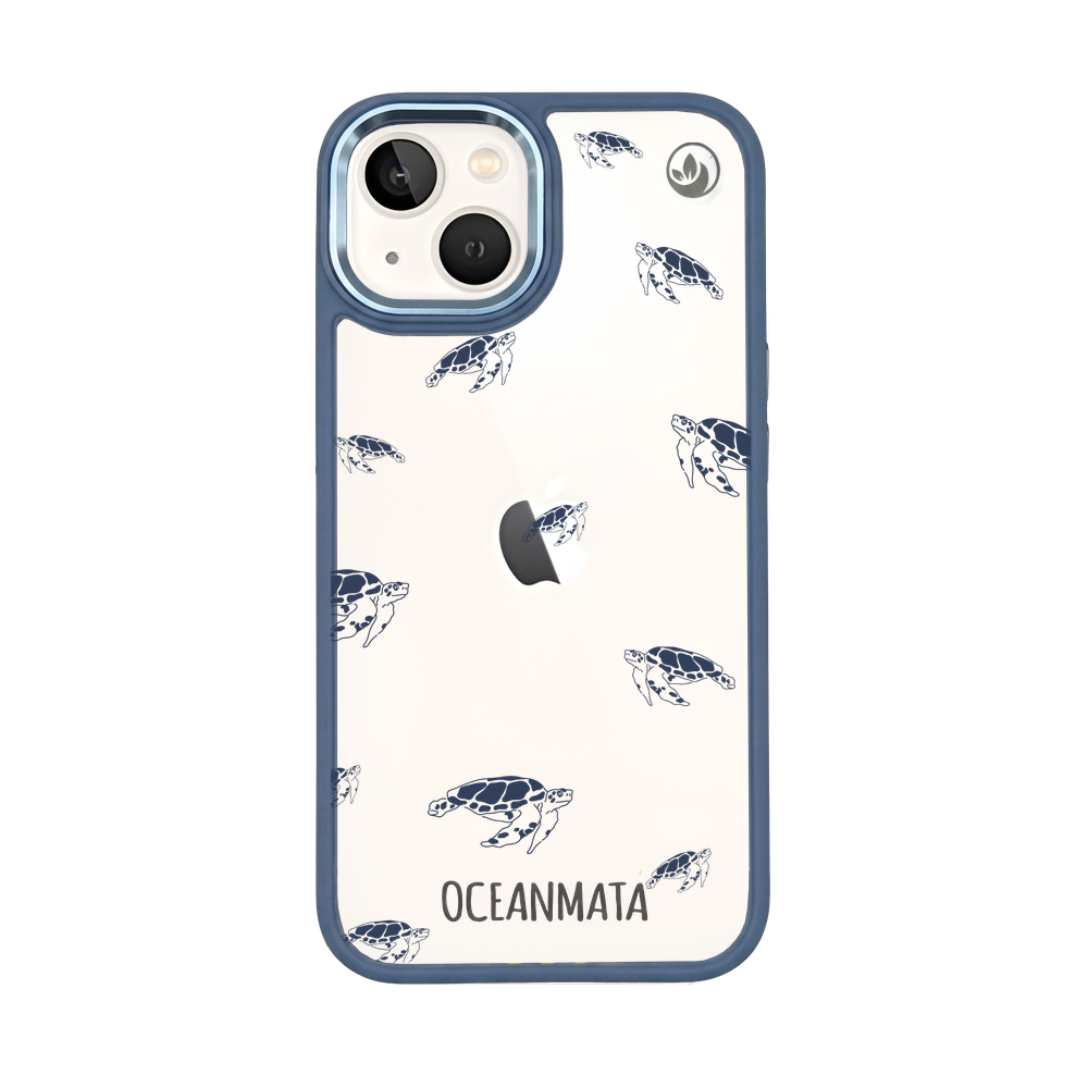 iPhone 13 Case - Turtles Blue - "Turtlino" - Sustainable