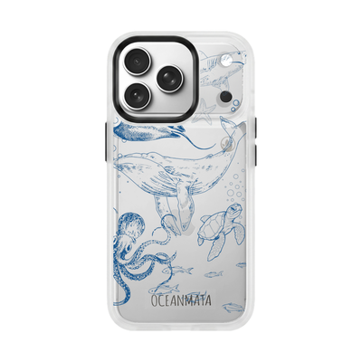 iPhone 17 pro max case - whale blue - "WhaleLife" sustainable