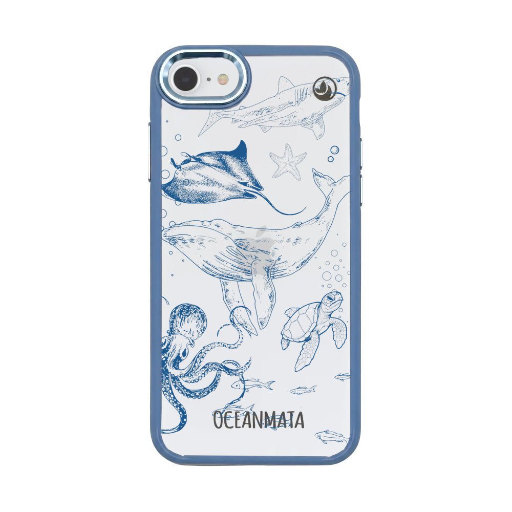 iPhone SE/7/8 Case - Whale Blue - "WhaleLife" sustainable