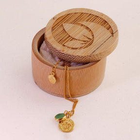 Necklace "TURTLE" - 24k gold-plated silver