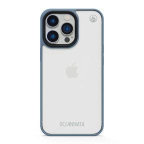 iPhone 16e case - transparent ocean blue - sustainable 