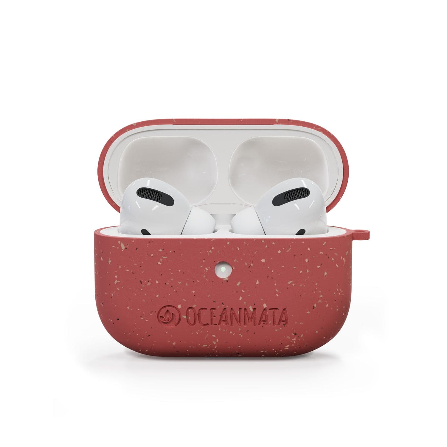 sustainable Apple AirPod Case Pro 1/2 "CORAL" - cover - red