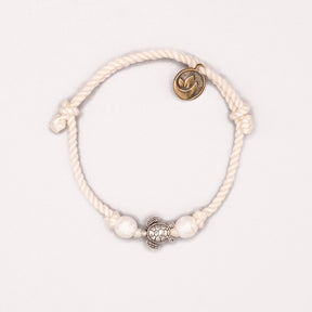 Bracelet white "TURTLE"