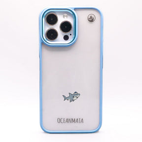 iPhone 13 mini Hülle - Hai blau - "Captain Shark" - nachhaltig