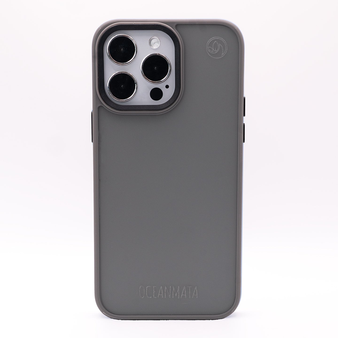 iPhone 16 pro max case - transparent grey - sustainable