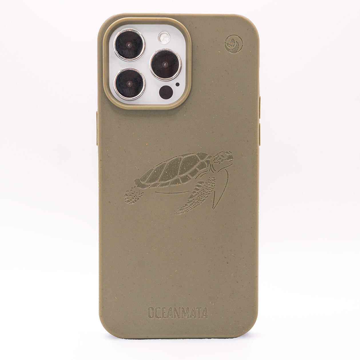 iPhone 14 pro Max Hülle - grün - "TURTLE" - nachhaltig