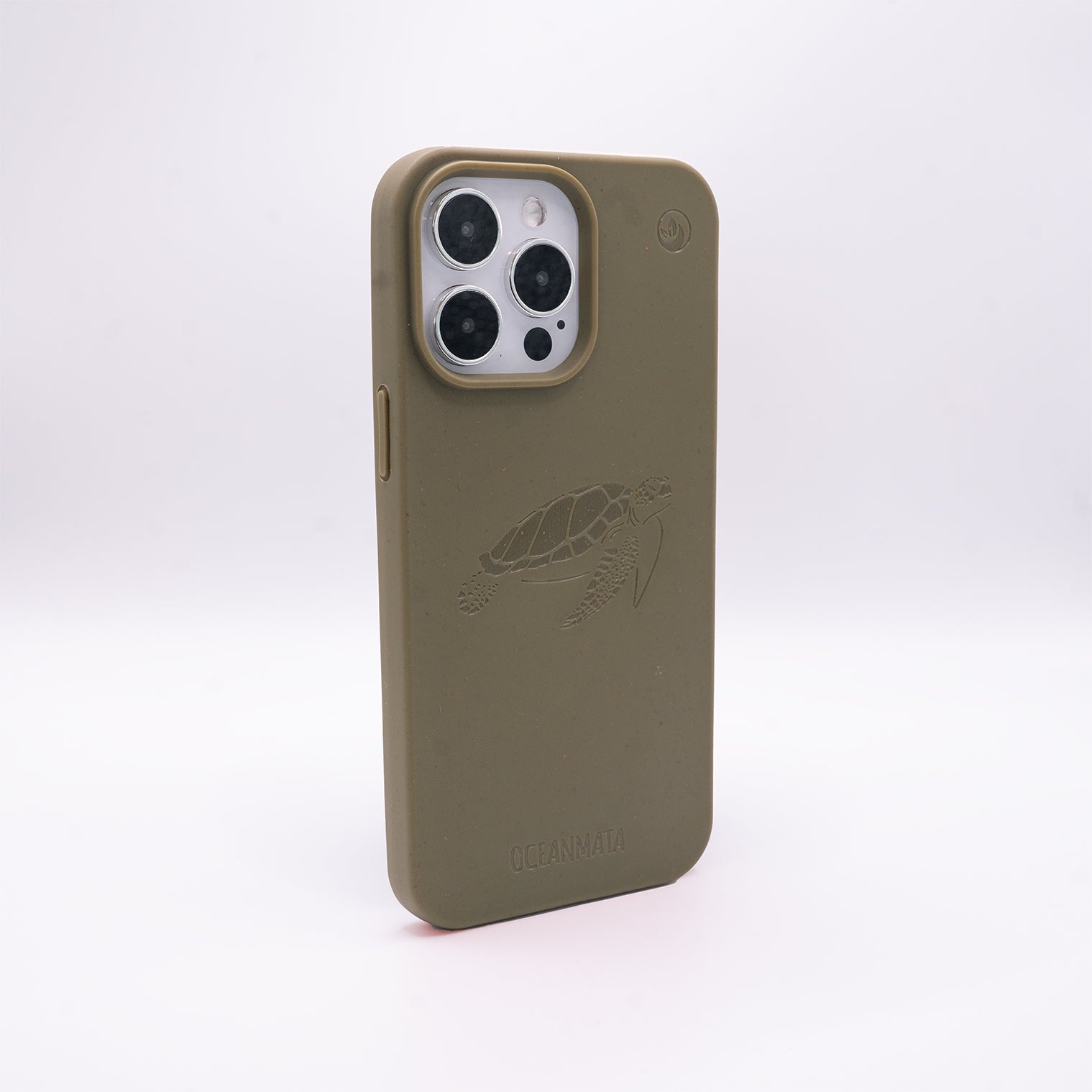 iPhone 15 pro case - green - "TURTLE" - sustainable