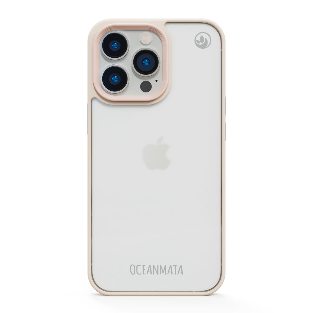 iPhone 16 case - transparent pink - sustainable 