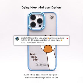 iPhone 14 Case - Duck White - "Bile Bile Bile" - Sustainable