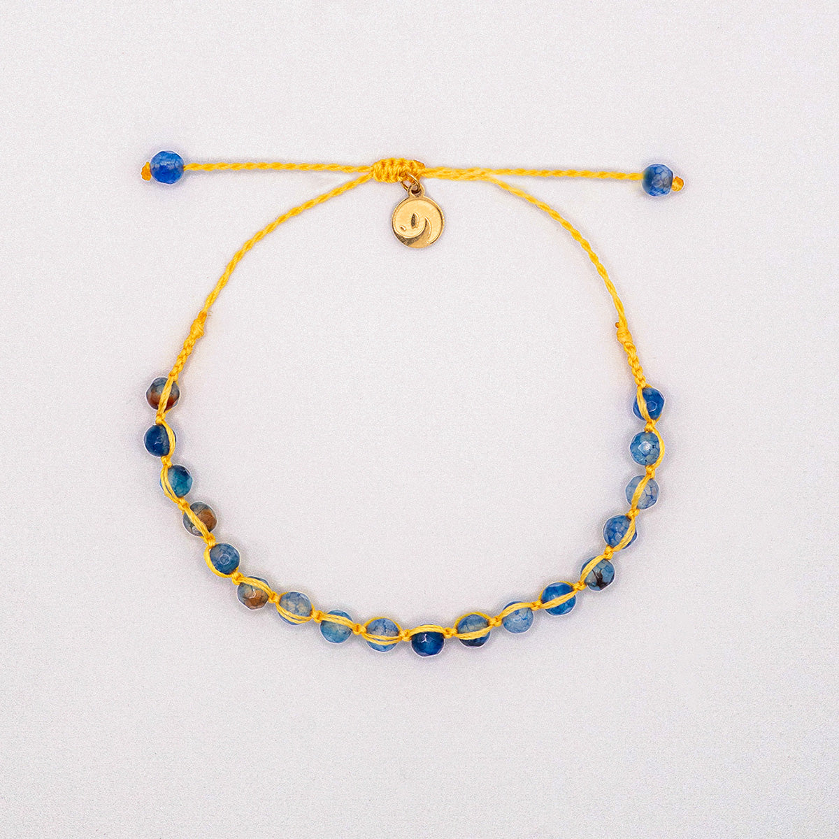 Bracelet Gold - "Golden Wave Blue Stone" Edition