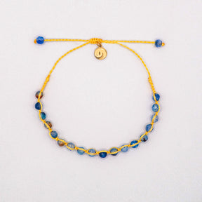 Bracelet Gold - "Golden Wave Blue Stone" Edition