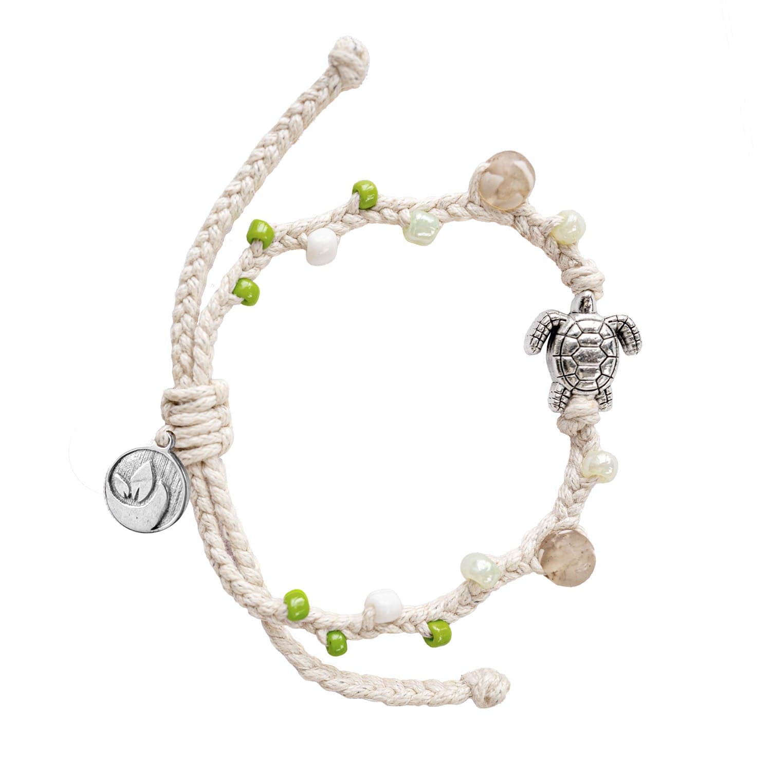 Bracelet white "TURTLE"