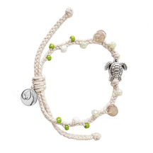 Bracelet white "TURTLE"