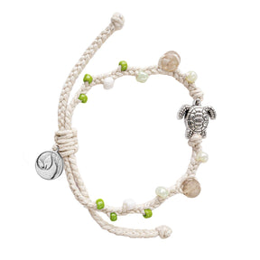 Bracelet white "TURTLE"