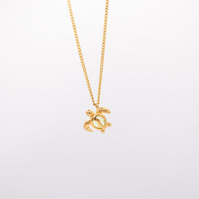 Necklace "GREEN TURTLE"